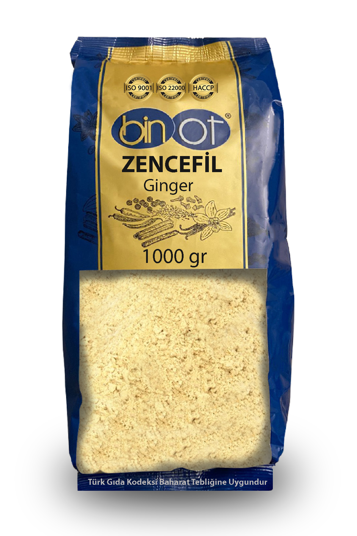 BİNOT ZENCEFİL TOZ 1 KG